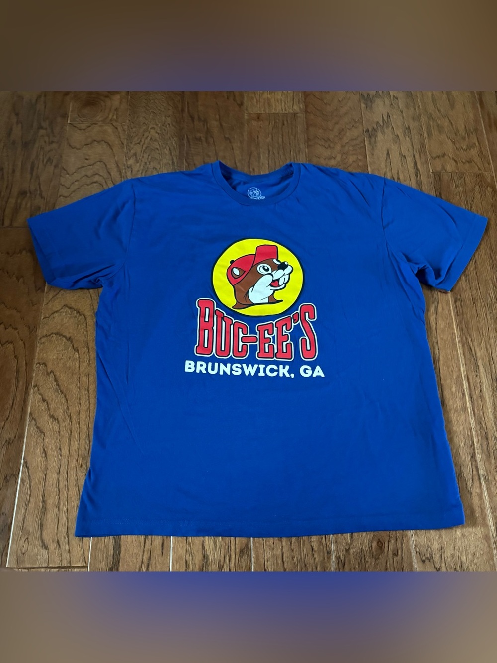 Buc-ee's Brunswick GA Logo T Shirt Blue Size XL